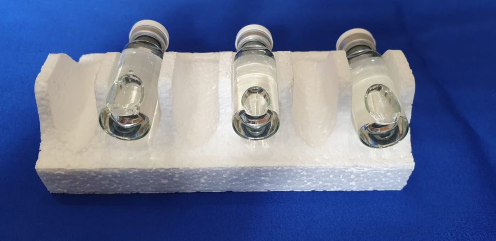 Ложемент из пенопласта малый тираж