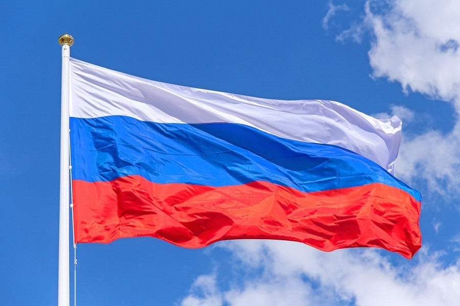 Акция в честь дня флага России
